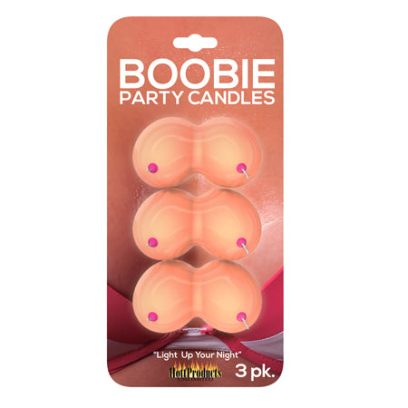 Boobie Party Candles 3pk