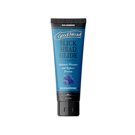 GoodHead Slick Head Glide Blue Raspberry 4 oz. Bulk