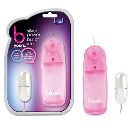 Blush B Yours Power Bullet Mini Remote-Controlled Egg Vibrator Pink