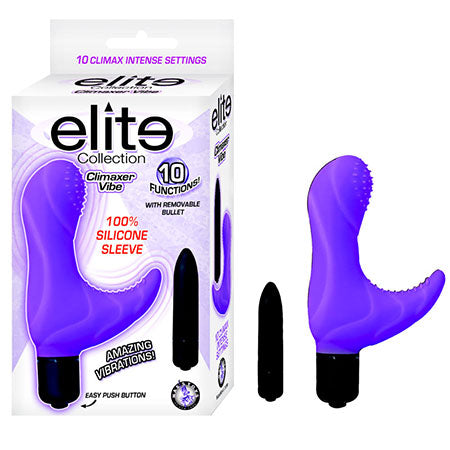 Elite Collection Climaxer Multispeed Waterproof Clit Stimulating G Spot Vibe (Purple)