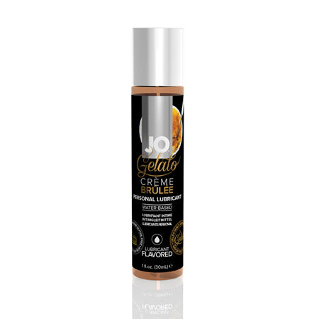 JO Gelato Creme Brulee Flavored Water-Based Lubricant 1 oz.