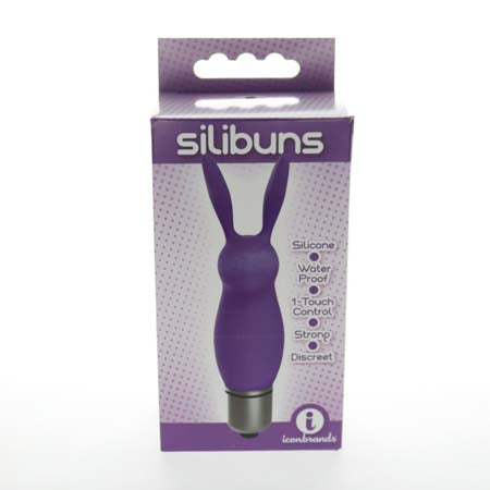 The 9's Silicone Bunny Bullet Purple