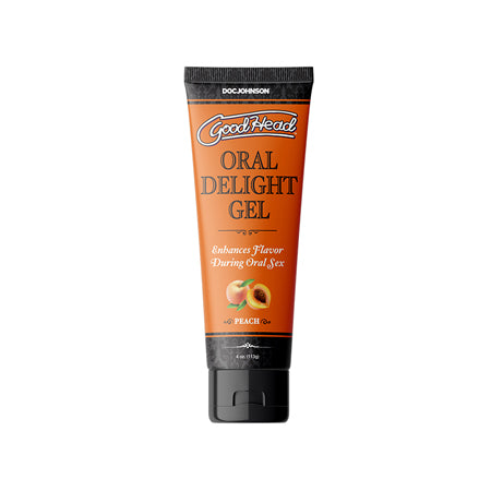 GoodHead Oral Delight Gel Peach 4 oz. Bulk