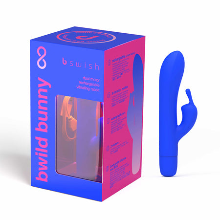 B Swish Bwild Bunny Infinite Limited Edition Vibrator Pacific Blue